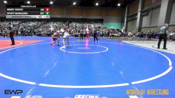 152 lbs Quarterfinal - Mikey Houck, Las Plumas vs Wyatt Madalena, Battle Mountain