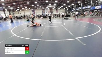 113 lbs Consi Of 32 #1 - Braiden Weaver, PA vs Anthony Oubre, LA