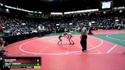 86 lbs Quarterfinal - Ella Simon, Unattached vs Tinley Thieroff, WWC3