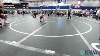 46 lbs Quarterfinal - Amelia Mairel, Perry Wrestling Academy vs Cooper Waller, Standfast