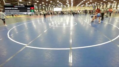 84 lbs Round 1 (9am Friday) - Adam Hagenbuch, Dynasty Black vs Andrew Allena, Scorpions