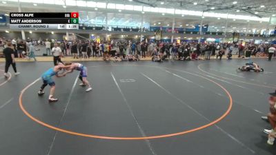 144 lbs Champ. Round 2 - Cross Alpe, Unattached vs Matt Anderson, Unattached