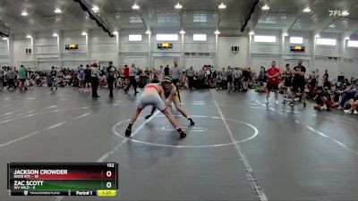 132 lbs Round 2 (6 Team) - Zac Scott, WV Wild vs Jackson Crowder, Noke RTC