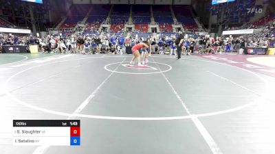 130 lbs Rnd Of 32 - Sophia Slaughter, VA vs Isabella Satalino, NY