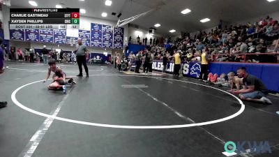 58-61 lbs Rr Rnd 7 - Charlie Gastineau, Standfast vs Xayden Phillips, Chickasha Youth Wrestling