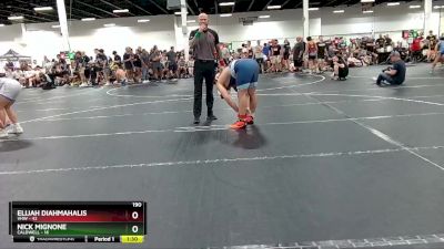 190 lbs Round 5 (6 Team) - Nick Mignone, Caldwell vs Elijah Diahmahalis, VHW