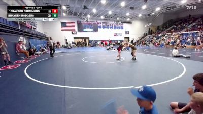 105 lbs Cons. Round 3 - Brayson Brummond, Dean Morgan vs Brayden Rodgers, Centennial Middle School