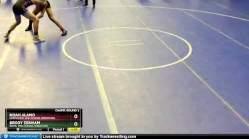 132 lbs Champ. Round 2 - Brody Denham, Royal High School Wrestling vs Noah Alamo, Northview High School Wrestling