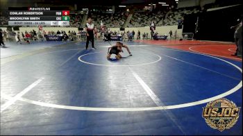 64 lbs Consolation - Conlan Robertson, Prime Wrestling vs Brooklynn Smith, Chickasha Youth Wrestling