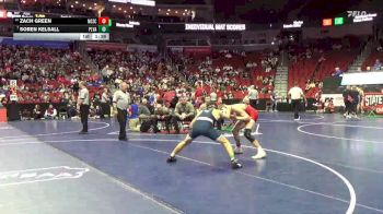 3A-150 lbs Champ. Round 2 - Soren Kelsall, Pleasant Valley vs Zach Green, North Scott