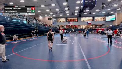 132 lbs Semifinal - Aubrie Cheatham, Conroe Grand Oaks vs Tayla Skelley, Prosper