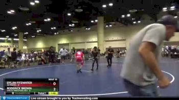 106 lbs Quarters & Wb (16 Team) - Roderick Brown, Eagles Wrestling Dev vs Dylan Fitzwater, GA Misfits