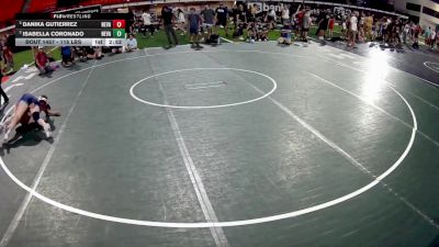 115 lbs Cons. Semis - Danika Gutierrez, Nevada vs Isabella Coronado, Nevada