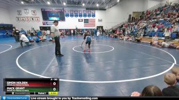 90 lbs Cons. Semi - Simon Holden, Douglas Middle School vs Mack Grant, Douglas Middle School