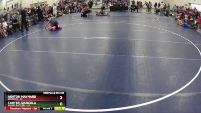 150 lbs Finals (8 Team) - Ashton Maynard, Kentucky vs Carter Giancola, Kansas Rattlers