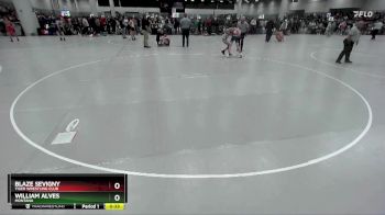 100 lbs Cons. Round 2 - William Alves, Montana vs Blaze Sevigny, Tiger Wrestling Club