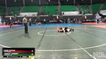 5A 106 lbs Semifinal - Jeremy Lambert, Alexandria HS vs Gage Staton, Scottsboro