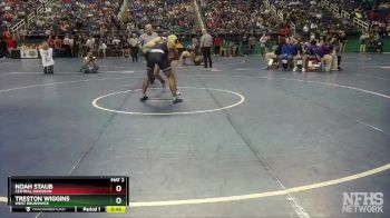 3A 170 lbs Cons. Round 1 - Treston Wiggins, West Brunswick vs Noah Staub, Central Davidson