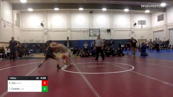 145 lbs Consolation - Calvin Cai, Gunn vs Timothy Cowan, Livermore