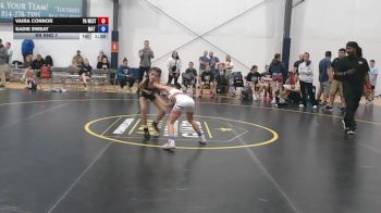 29 lbs Rr Rnd 7 - Vaira Connor, PA West Black - W vs Sadie Sweat, Mat Demon - W