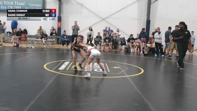 29 lbs Rr Rnd 7 - Vaira Connor, PA West Black - W vs Sadie Sweat, Mat Demon - W