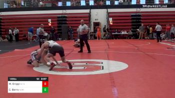 149 lbs Prelims - Matt Grippi, NC State vs Charles Barry, North Carolina