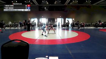 115 lbs 1st Place Match - Isaac Jung, GA vs Roy Barak, FL