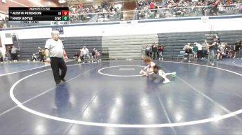 77 lbs Cons. Semi - Austin Peterson, Declo Stingers vs Knox Koyle, Gooding Cobra Wrestling Club