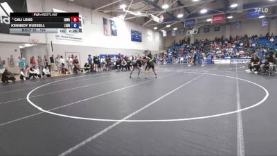 124 lbs Champ. Round 2 - Kennedy Russell, Life University vs Cali Leng, Iowa