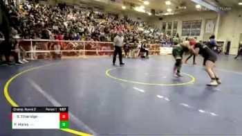 235 lbs Champ. Round 2 - Savannah Etheridge, Sultana vs Pepper Marks, Santa Barbara