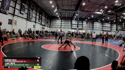 80 lbs Placement (4 Team) - Lukas Cala, DARKHORSE WRESTLING CLUB vs Luke Beck, GREAT BRIDGE WRESTLING CLUB - GOLD