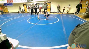 55 lbs Quarterfinal - Ruger Hogue, Noble Takedown Club vs Korbin Trammel, Park Hill Grappling Club