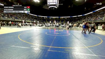 250 lbs Consy 5 - Ryan Ludwig, Clearfield vs Kyle Suhrie, Mercer