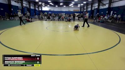 53 lbs Cons. Round 5 - Tytan Humphries, Sublime Wrestling Academy vs Brennan Berenger, Legacy Wrestling Academy