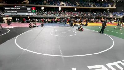 5A 126 lbs Semifinal - Yusuf Uribe, Frisco Centennial vs Aidan Rodriguez, Corpus Christi Veterans Memorial