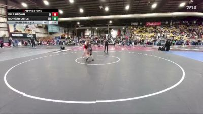 112 lbs Semifinal - Morgan Little, Spearfish vs Ella Brown, Dakota Rattlers