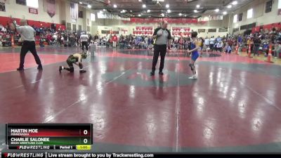 90 lbs Cons. Round 3 - Charlie Salonek, Bison Wrestling Club vs Martin Moe, Minnewaska