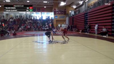 141 lbs Quarterfinal - Colin Claffey, Millikin vs Blake Engel, Coe