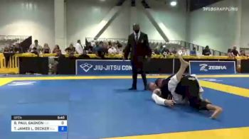BRANDON PAUL GAGNON vs TAYLER JAMES L. DECKER 2021 World Master IBJJF Jiu-Jitsu Championship
