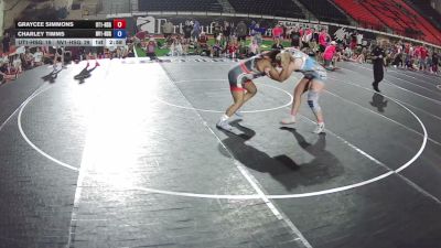 225 lbs Graycee Simmons, Utah 1 HS Girls vs Charley Timms, Nevada 1 HS Girls