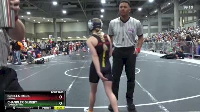 110 lbs Cons. Round 2 - Briella Pagel, Ottawa vs Chandler Gilbert, Team Lightning