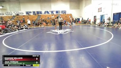 174 lbs Cons. Semis (16 Team) - Zack Morgan, Santa Rosa Junior College vs Khamani Williams, Sierra College