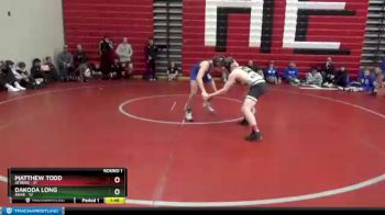 145 lbs Round 1 (10 Team) - Dakoda Long, Arab vs Matthew Todd, Athens