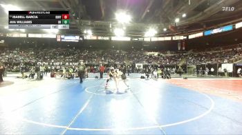 125 lbs Cons. Round 5 - Ava Williams, Bishop Kelly vs Isabell Garcia, Sunnyside