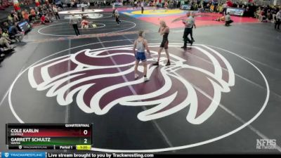 Quarterfinal - Garrett Schultz, Wayne vs Cole Karlin, Beatrice