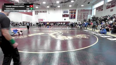 175 lbs Semifinal - Cooper Theriault-Dinielli, Plainville vs John Riley, East Hampton*