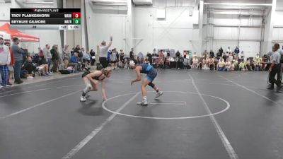 88 lbs Round 7 (8 Team) - Troy Plankenhorn, Warhawks vs Brynlee Gilmore, Mat Assassins Black