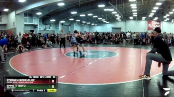 92 lbs Cons. Round 2 - Stephen Rodriguez, Front Royal Wrestling Club vs Emmett Boyd, New Kent