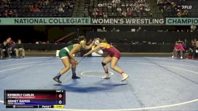 170 lbs Cons. Round 2 - Kimberly Carlin, Colorado Mesa University vs Sidney Ramos, Tiffin University
