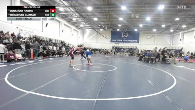 285 lbs Semifinal - Jonathan Harms, East Lyme/Norwich Tech vs Sebastian Guzman, Fairfield Ludlowe